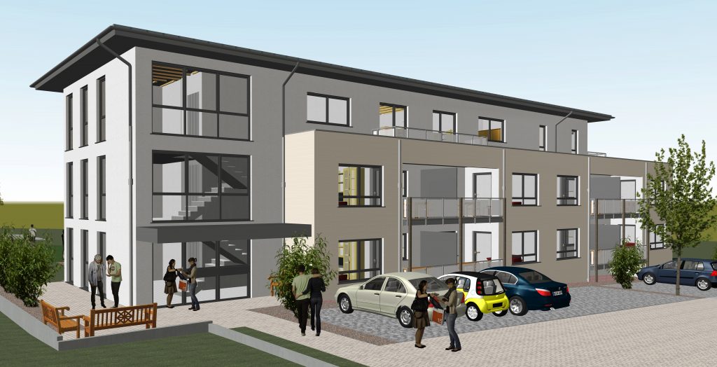 2018 - Neubau eines Wohnhauses mit barrierefreien Wohnungen (19 WE), Uphofstraße, 59075 Hamm